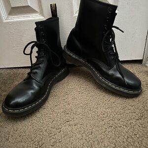 Dr. Martens Black Leather Boots
